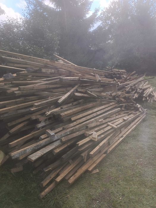 Deski 32mm z demontażu suche 30 lat