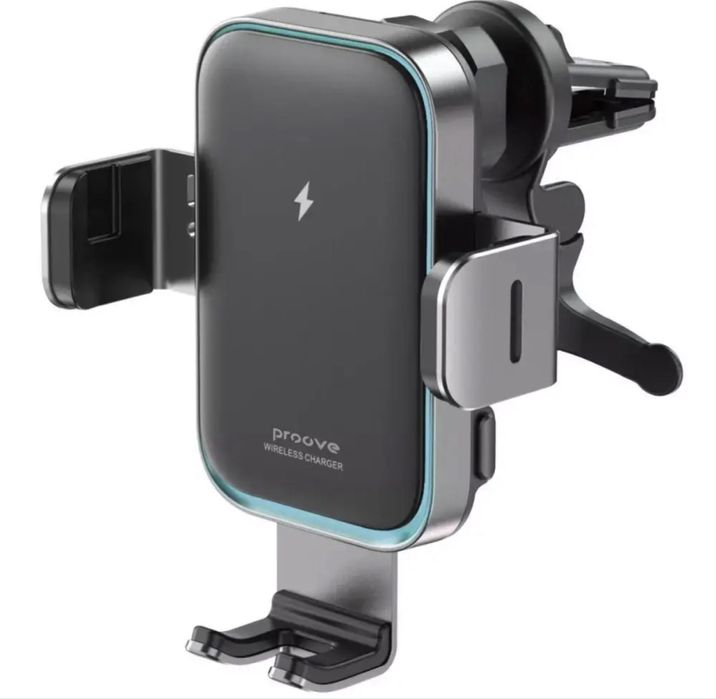 Автотримач з бездротовою зарядкою Proove Triple Clamp Pro 15W