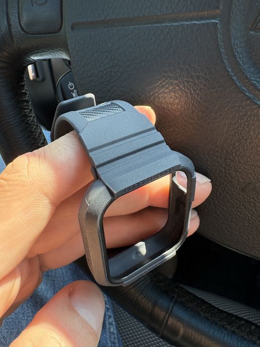 Чохол-ремінець Spigen Rugged Armor Pro Apple Watch 44/45mm Charcoal Grey (ACS00819)