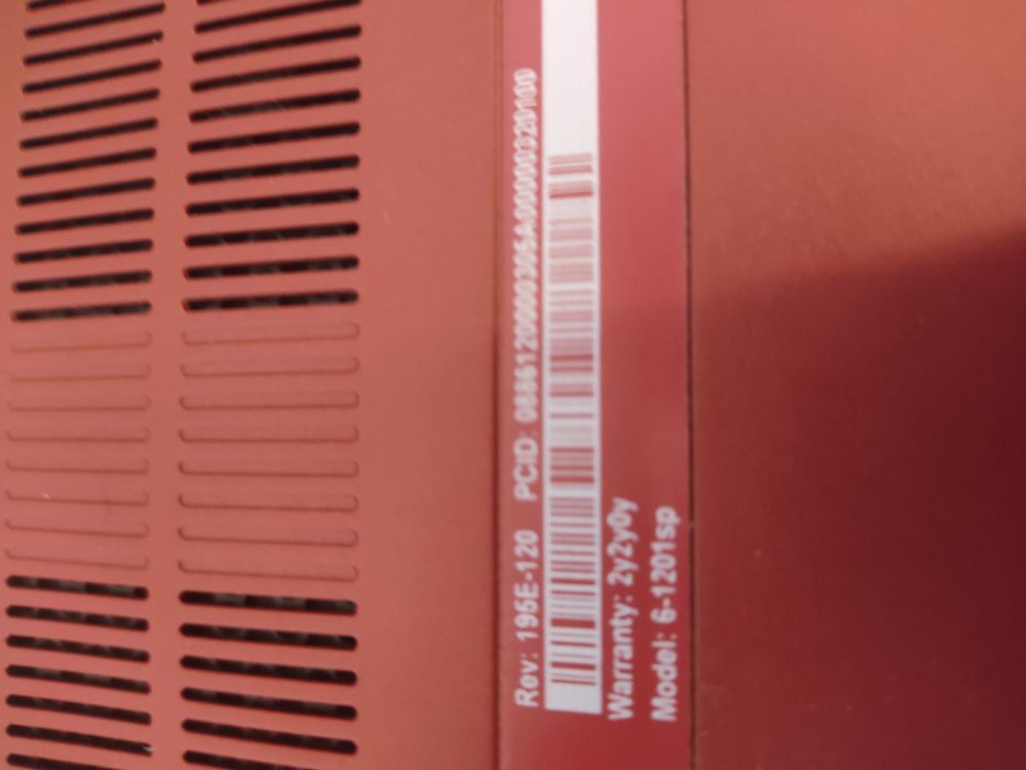 Computador HP ENVY 6-1201 sp ultrabook