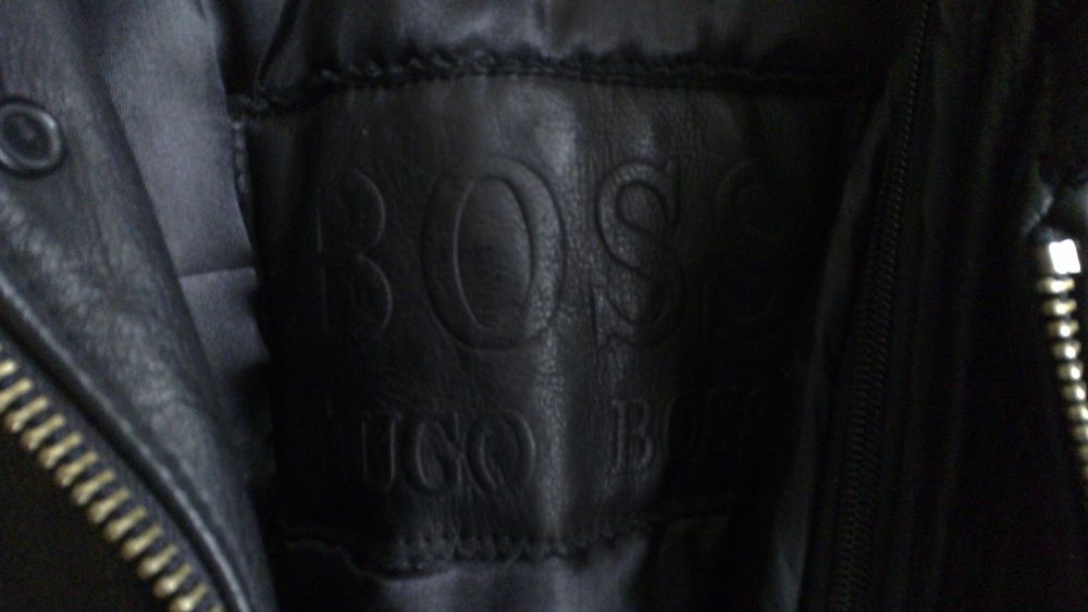 Куртка HUGO BOSS мужская кожа зима/деми 54 р-р (XXXL) Германия