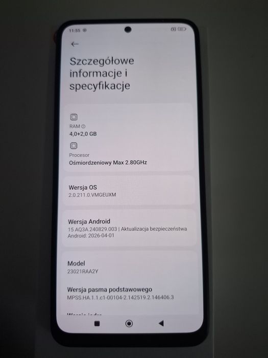 telefon Redmi Note 12 4g 4/128GB