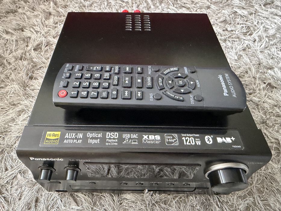 Wieża Panasonic SC-PMX92EG-K Czarna