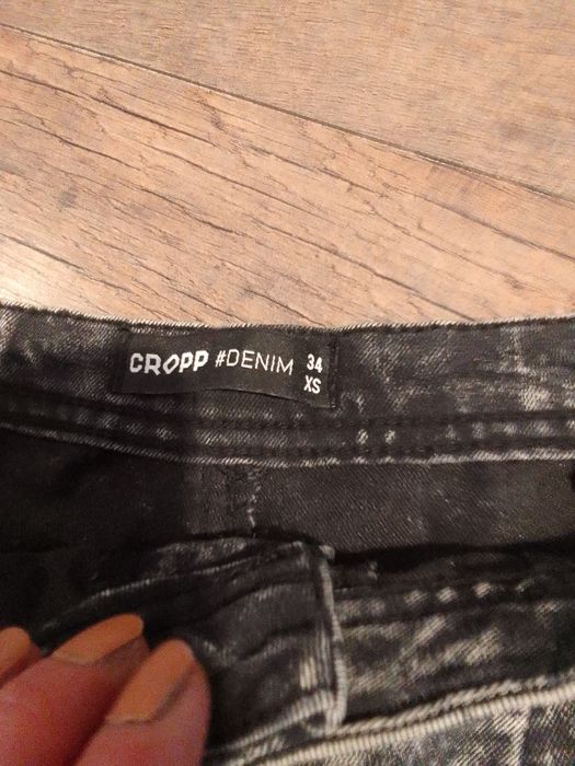 Spodenki szorty jeansowe Cropp wysoki stan  34 36