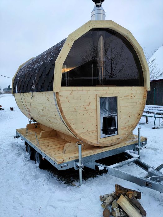 sauna na przyczepie mobilna
