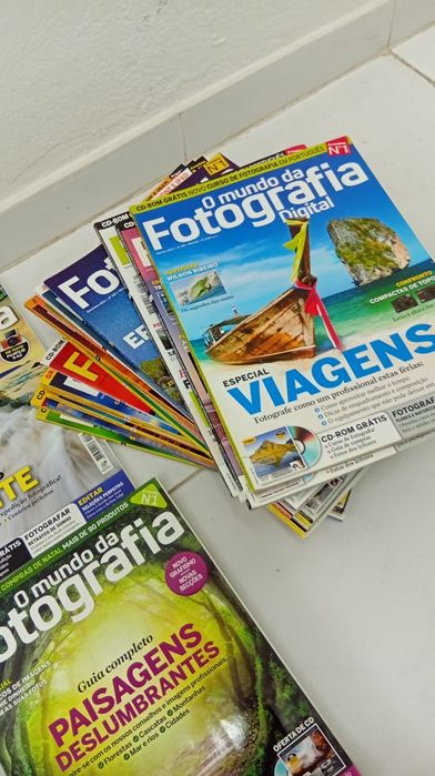 35 revistas de fotografia + 35 cds