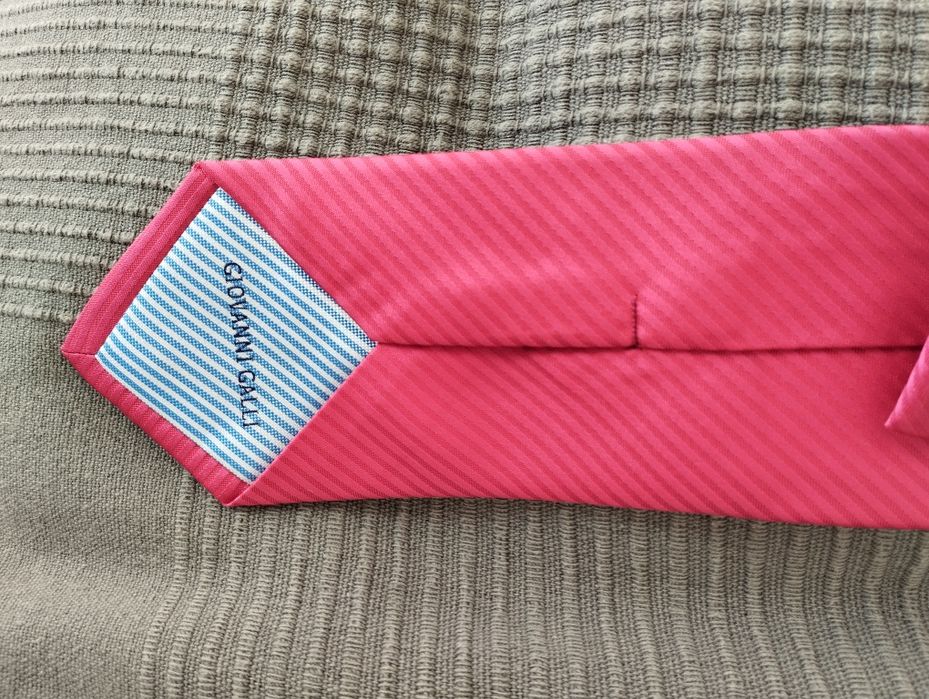 Gravata Giovanni Galli rosa