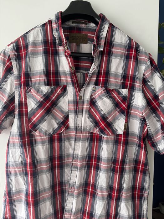 Koszula męska krótki rękaw XL