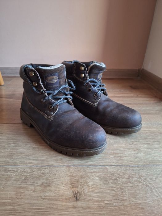 Чоловічі зимові шкіряні черевики Dockers. 41 р