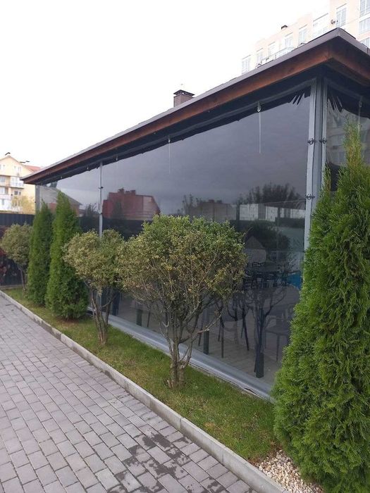 Вікна м'які з тканини ПВХ для альтанки/тераси