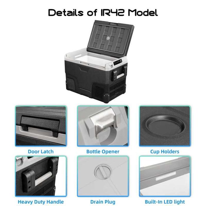 Frigorifico / Congelador  IR42L - BLACK -   Alpicool - Congela