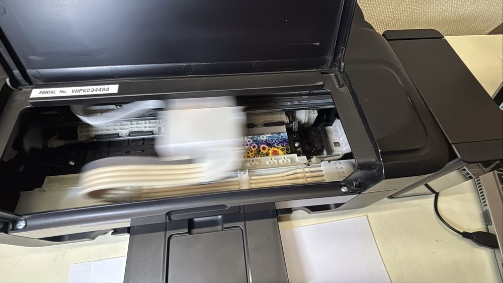 Фотопринтер EPSON L312 с заводской СНПЧ