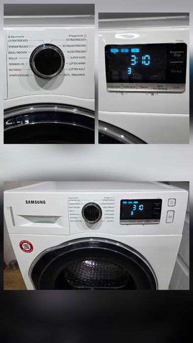 Suszarka Samsung DV80K6010CW, 8kg, pompa ciepła, LED, A++