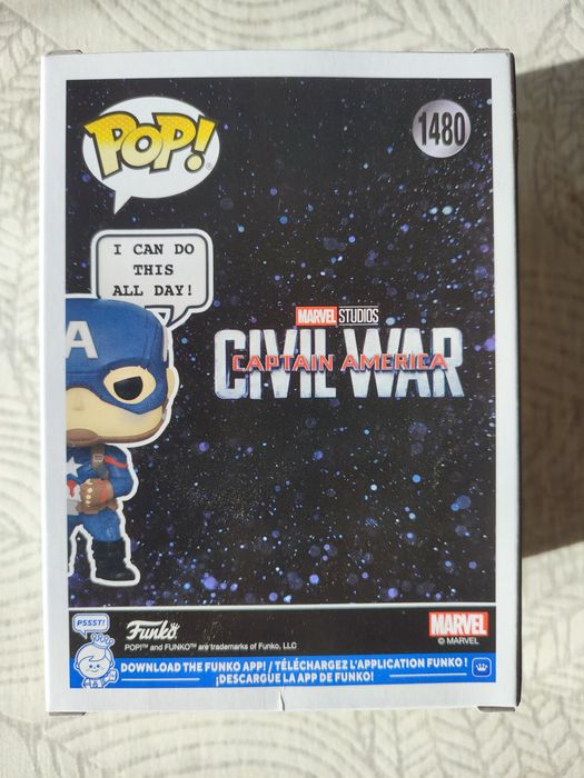 Funko Pop Captain America edição limitada
