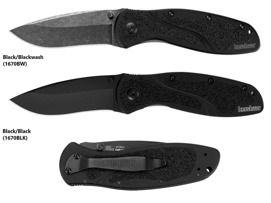 Ніж KERSHAW Blur Assisted (S30V, Magnaсut, Damascus)