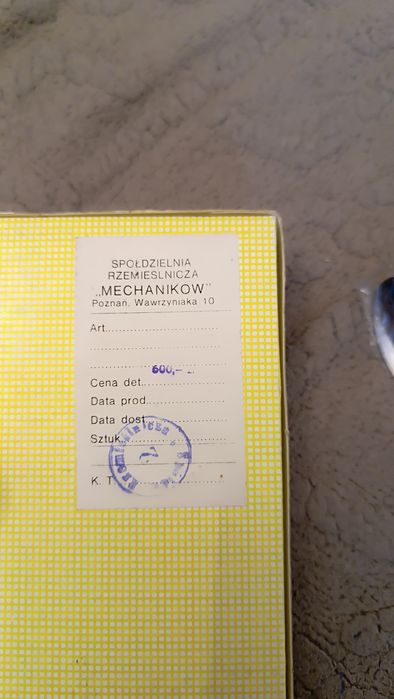 Sztućce PRL 3 komplety