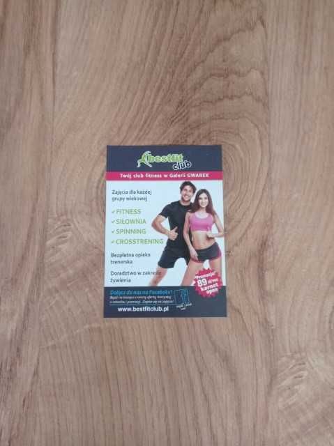 Wejściówka na zajęcia fitness w BestFit Club w Galerii GWAREK