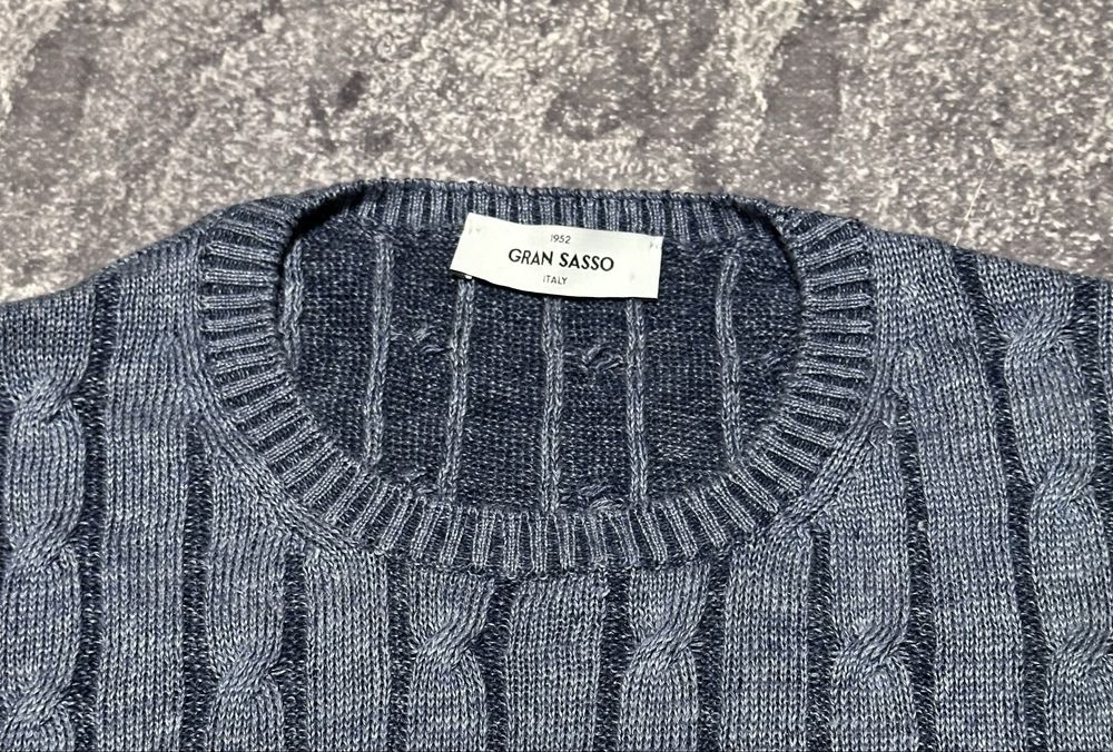 Лляной светр Gran Sasso, оригіна, XL. Zegna,brioni