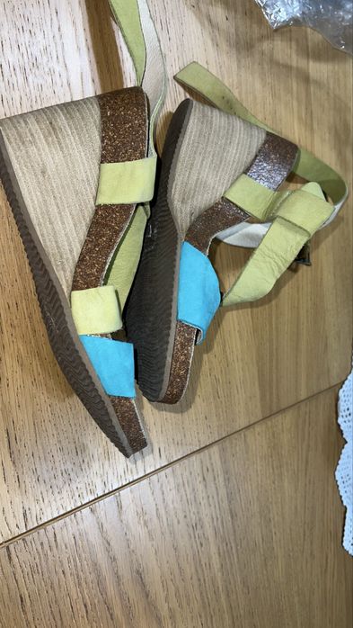 Sandały damskie Bio form 38 skóra naturalna