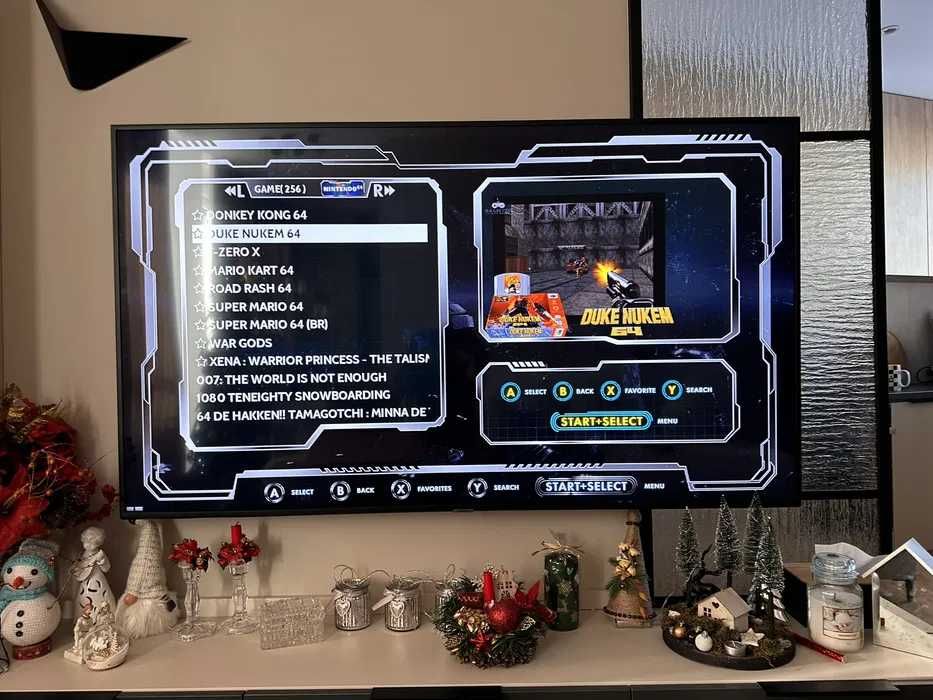 Retro konsola 4K, 41 tys gier,PSX, PSP,SNES, Pegasus, Amiga C64, Atari