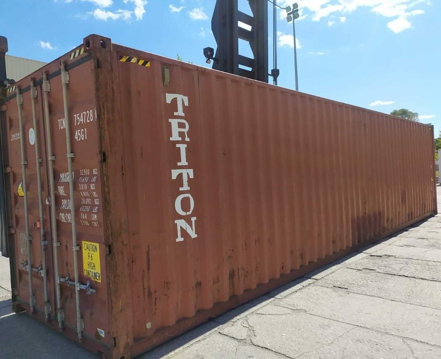 Kontenery Morski 40HC Transport Rozładunek Szczelny