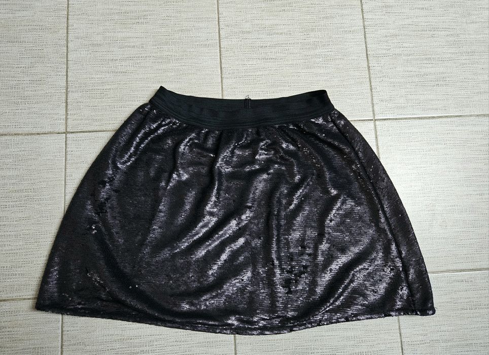 krótka elegancka spódnica obracane cekiny Calzedonia Tezenis M/38