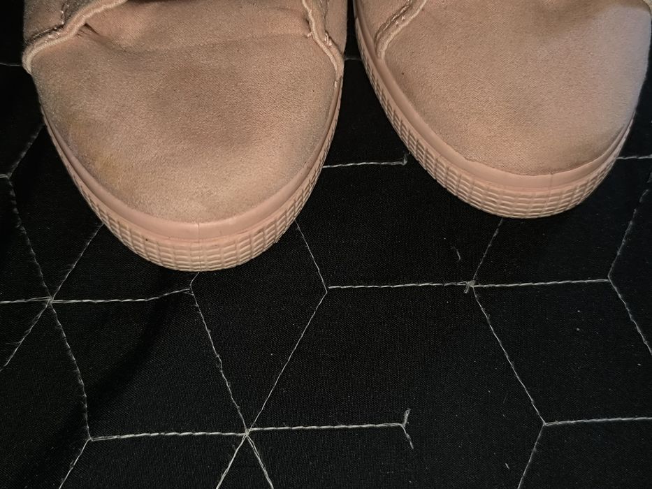 Buty trampki pudrowy róż 38