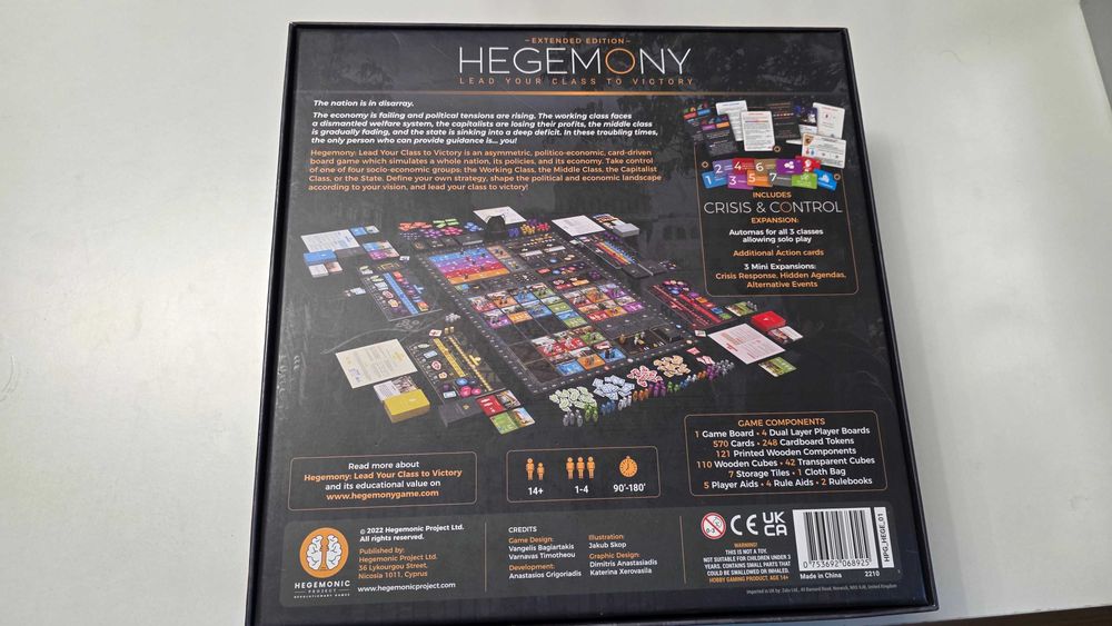 Hegemony : Lead Your Class To Victory Extended edition kickstarter