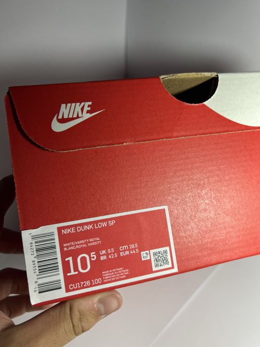 Nike Dunk Low Kentucky niebieski biały blue white