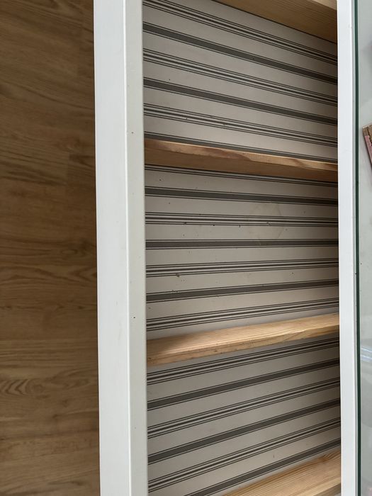 Toaletka z lustrem Hemnes krysztalki