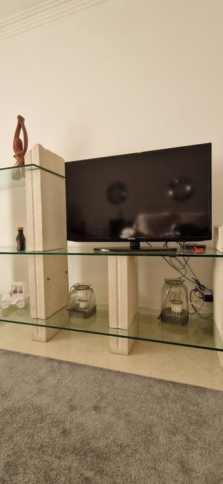 Movel Sala Pedra e Vidro