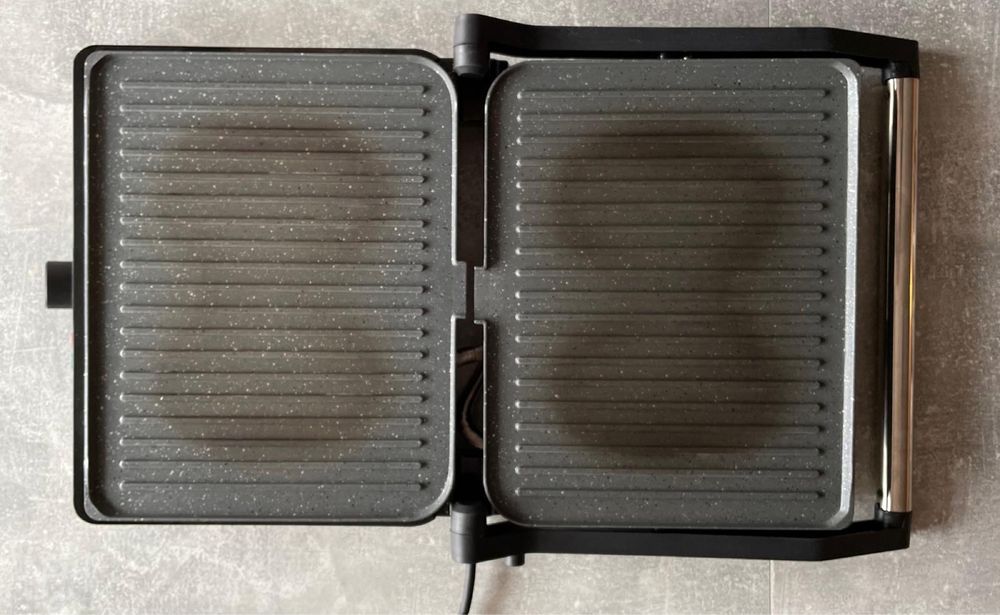 2x Grill Elektryczny Rozkladany Mozano Grill Chef Czarny 2200w Duzy
