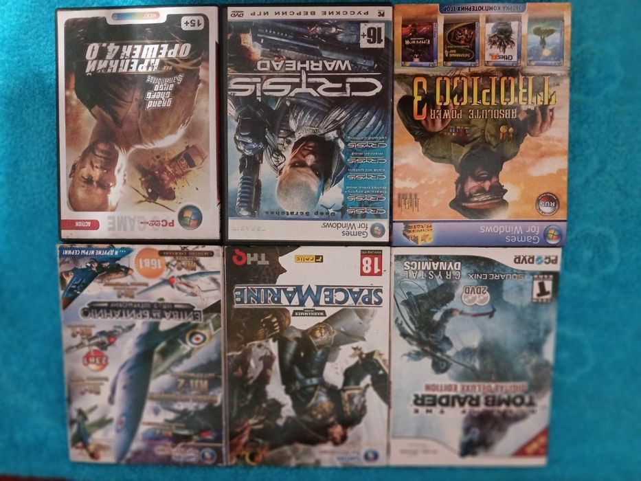 Диски DVD компьютерные игры