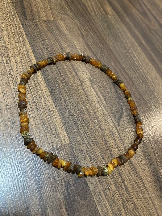 Янтарные бусы из необработанного камня ! 300 грн! Янтарь