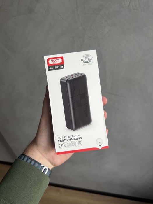 Power bank XO PD20W+QC22.5W 30 000 mHa
