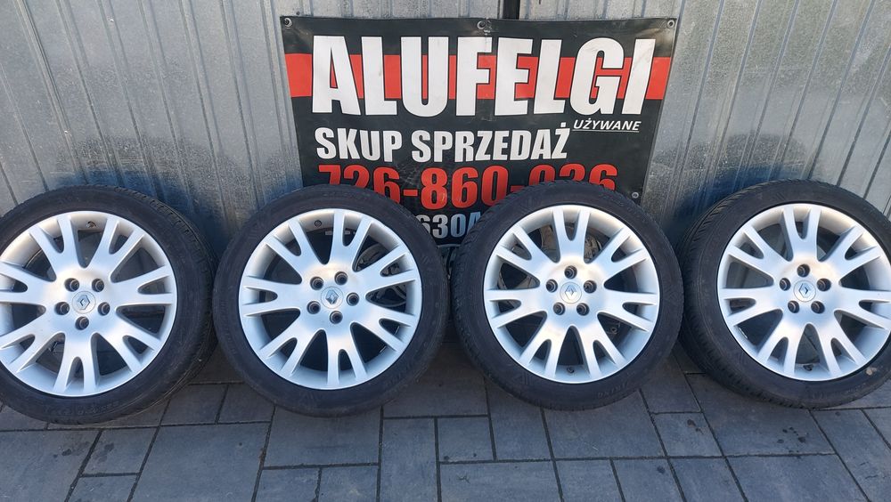 Alufelgi Koła 17" 5x108 Laguna Espace + opony