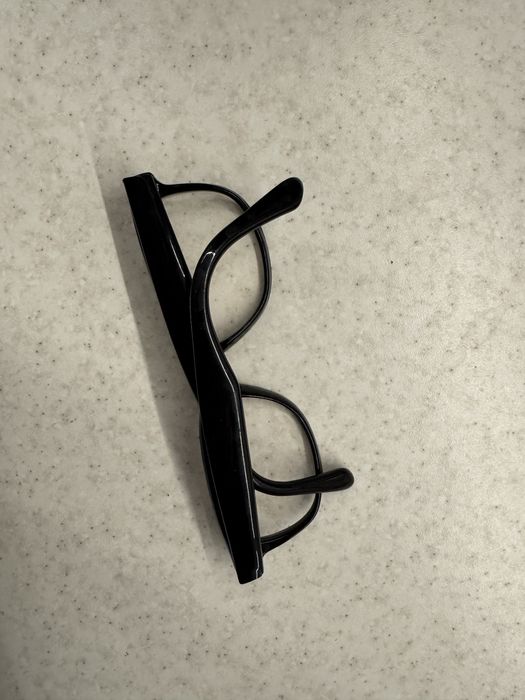 Oprawki czarne kujonki okulary