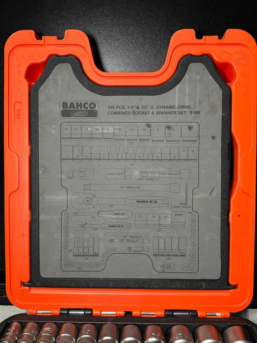 Zestaw Narzędzi BAHCO 108 Elementów S108