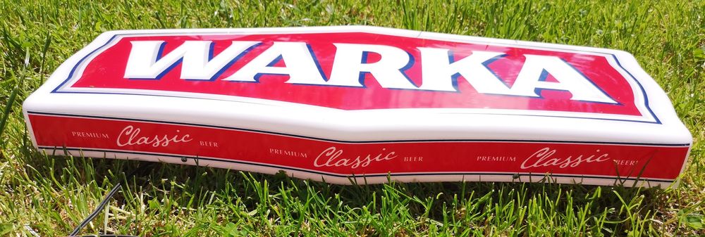 Nowy Neon Warka do wewnątrz