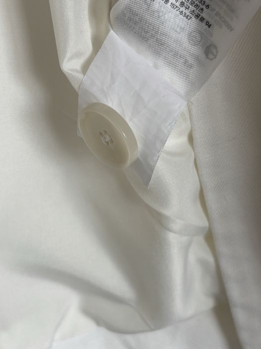 Biała lniana marynarka żakiet H&M 40