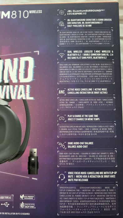 Auscultador Jbl quantum 810 wireless