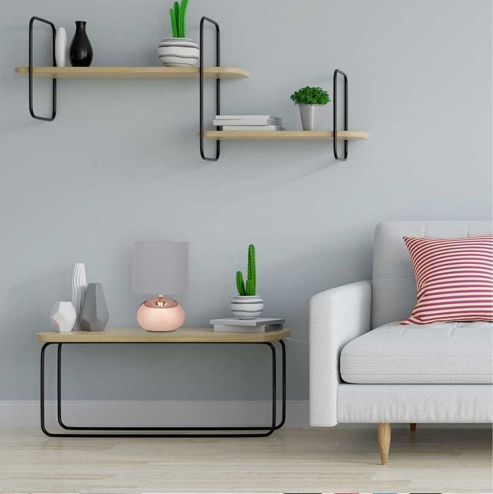 Okrągła lampa stołowa z funkcją dotykową