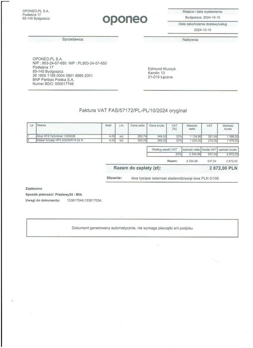 Sprzedam opony z felgami do samochodu Ford