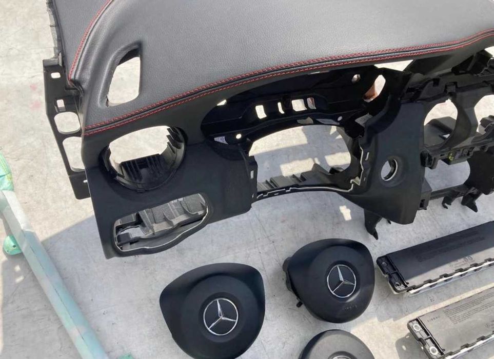 Kit de airbags, cintos de segurança e tablier para Mercedes