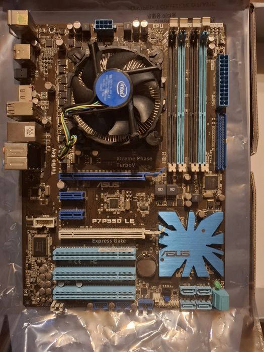 Płyta główna ASUS P7P55D + Procesor Intel i5-650