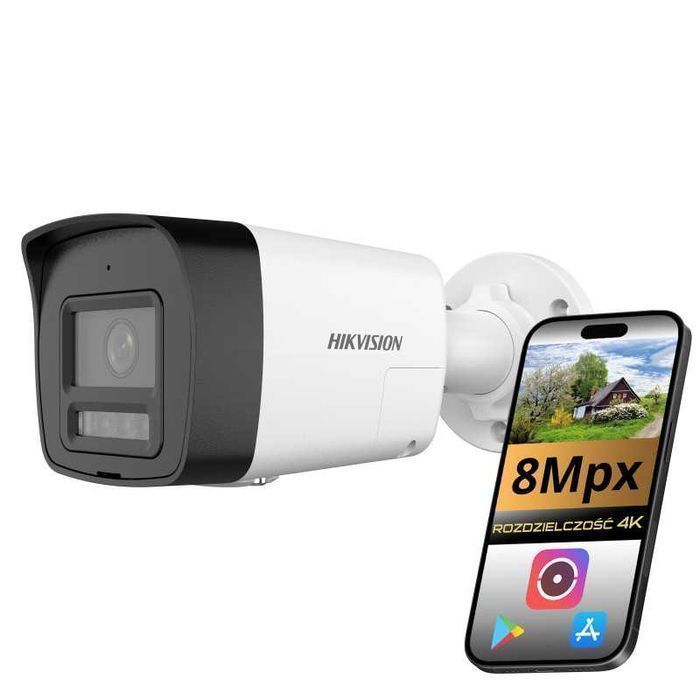 Hikvision DS-2CD1083G2-LIUF-SL Kamera IP 8MP PoE audio IP67