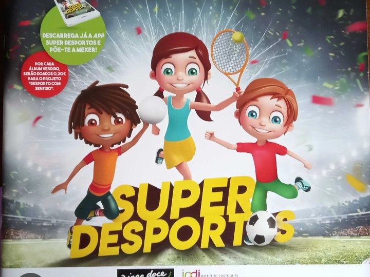 Cromos Super Desportos Pingo Doce