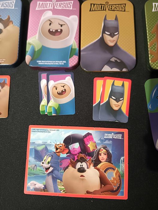 Coleção MultiVersus – Cartas e Peças de Jogo