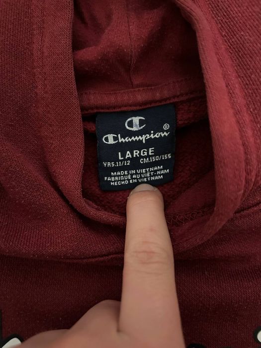 Червоне худі hampion