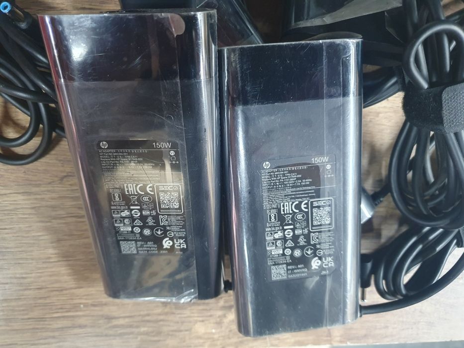 Блок питания зарядное зарядка HP 150w 4.5×3.0mm Blue Pin slim оригінал